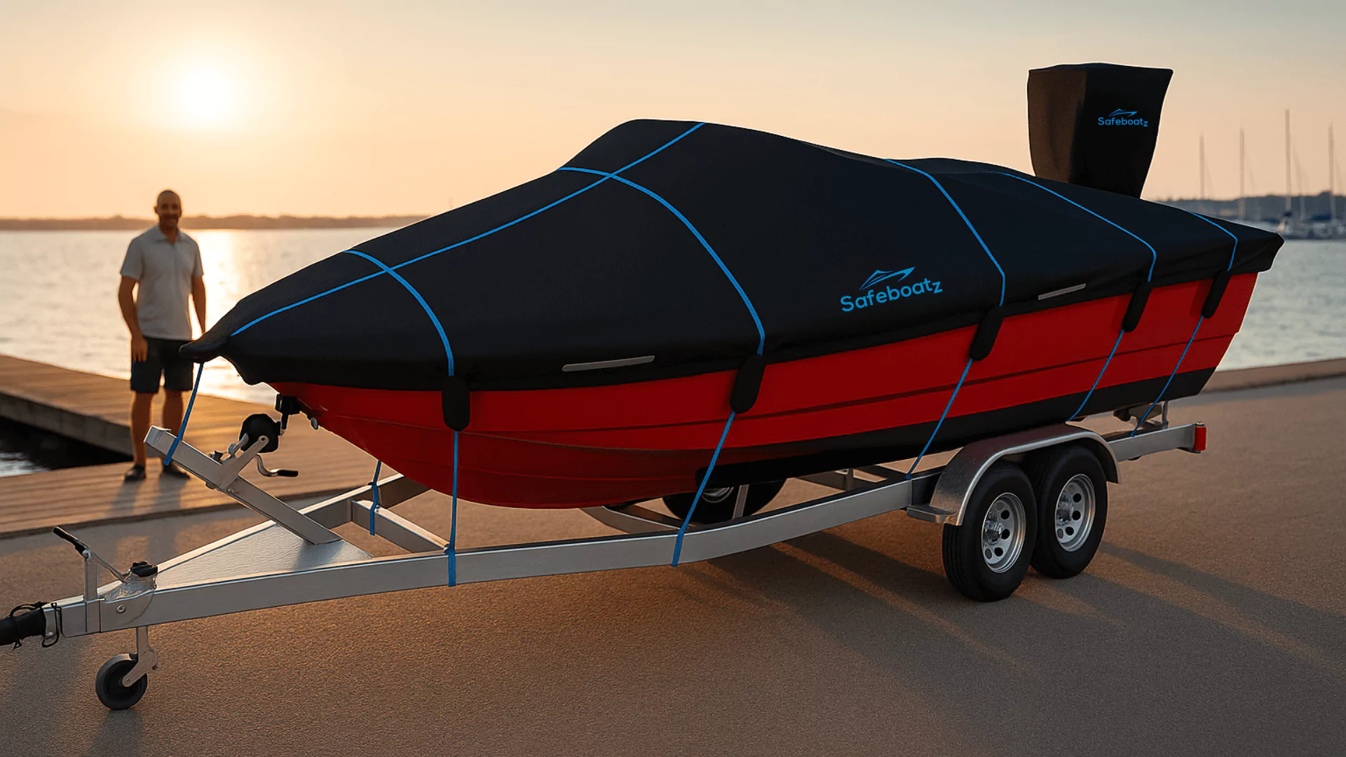 Safeboatz trailerable boat covers